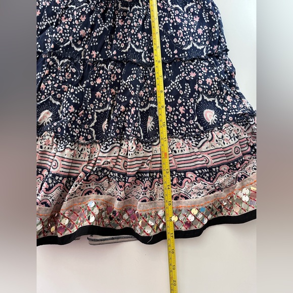 Free People | Embellished Boho Tiered Mini Skirt - Picture 7 of 7